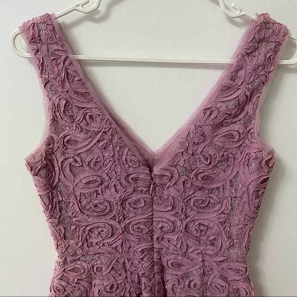 BCBG LAVENDER V NECK MARISSA DRESS - Picture 8 of 11